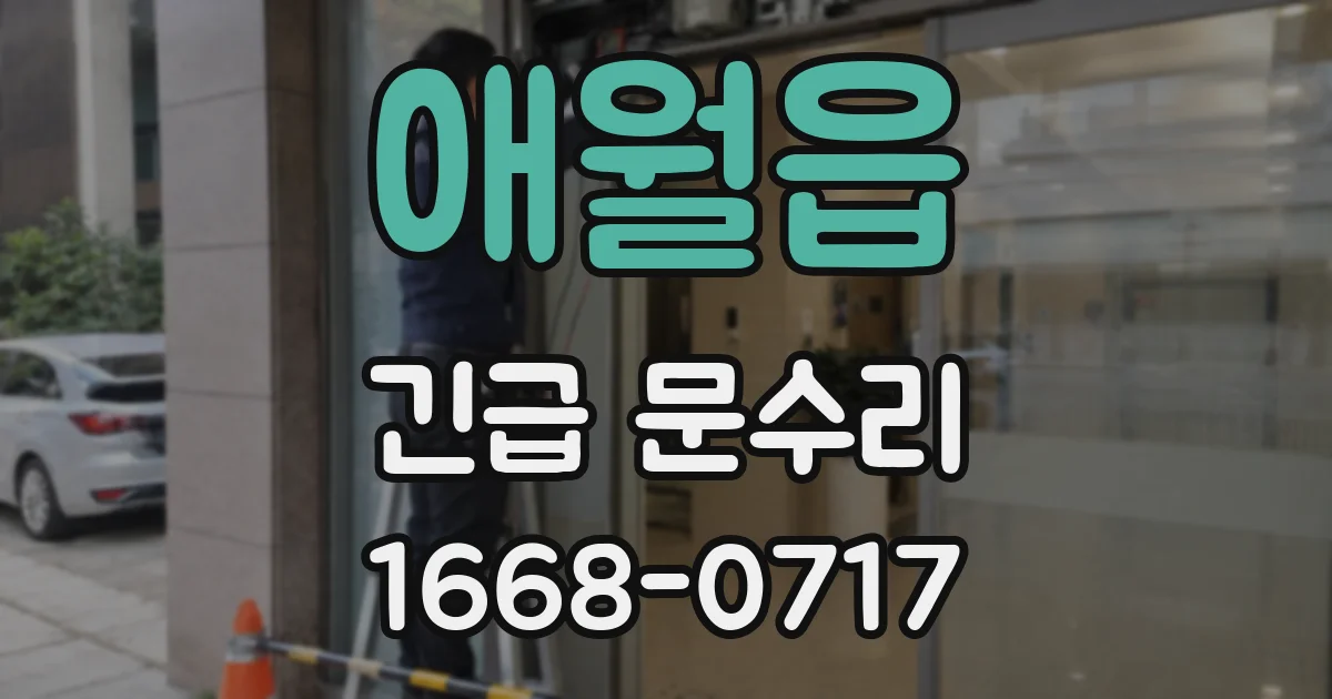 애월읍 긴급 문수리