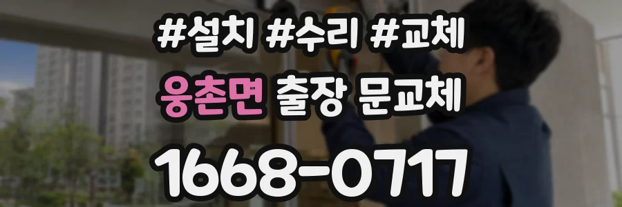 웅촌면 출장 문교체