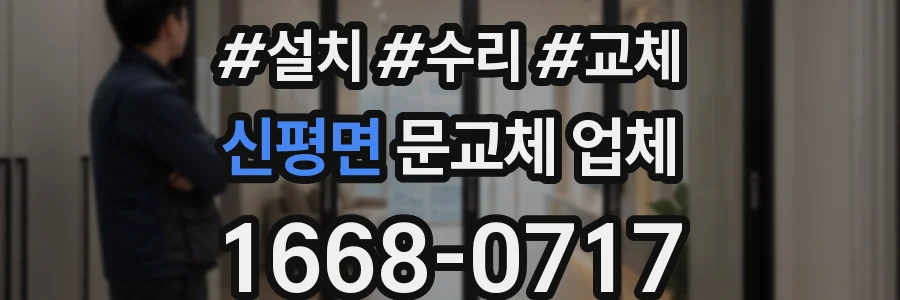 신평면 문교체 업체