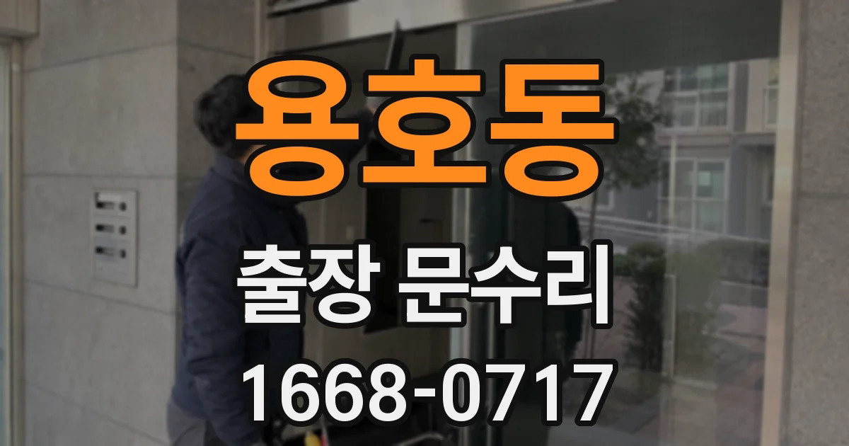 용호동 출장 문수리