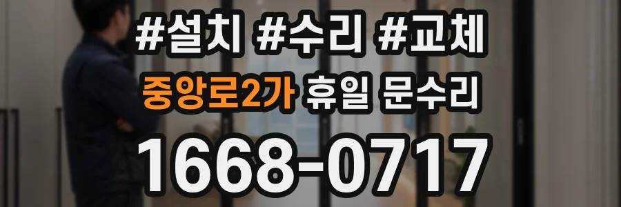 중앙로2가 휴일 문수리