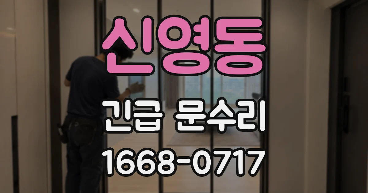 신영동 긴급 문수리