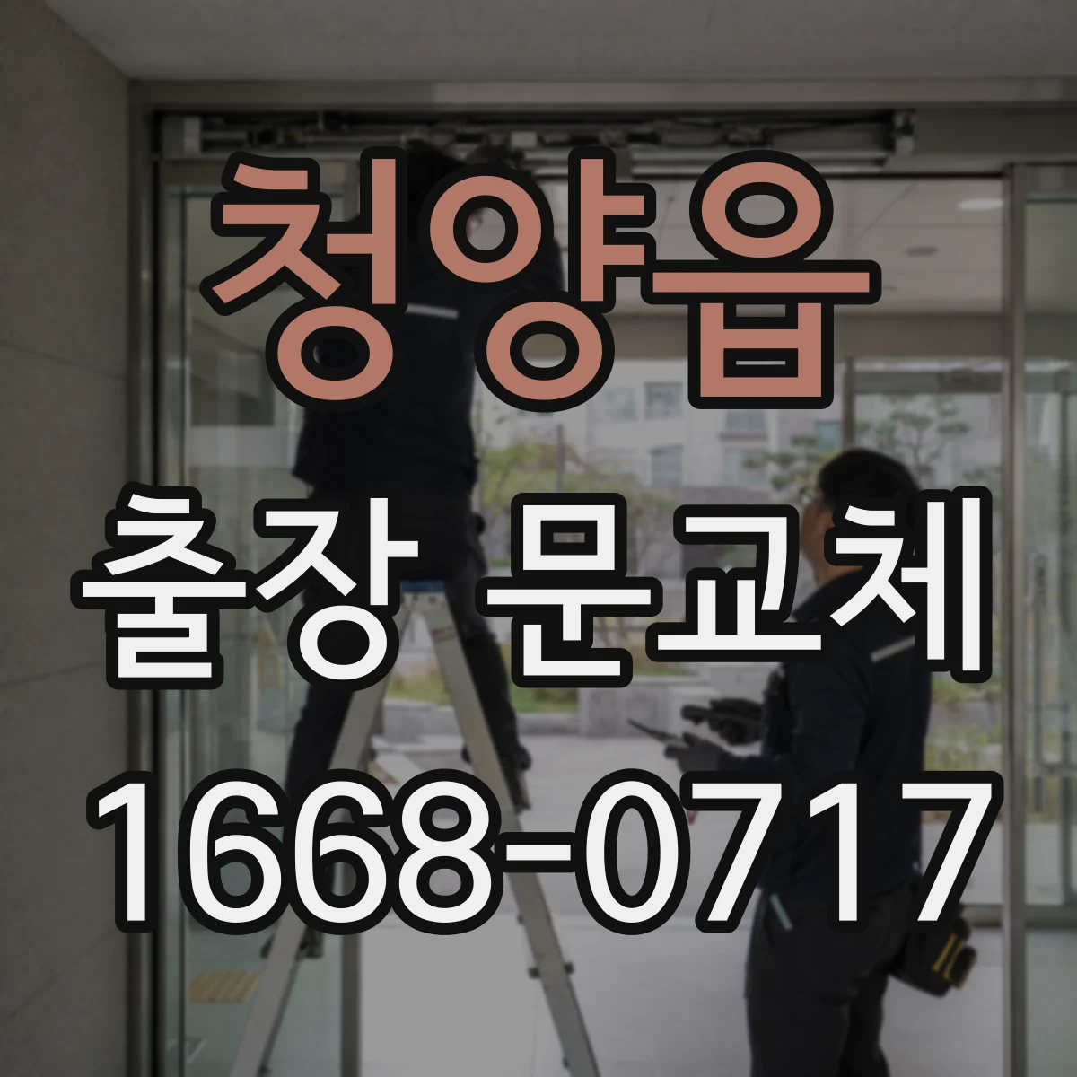 청양읍 출장 문교체