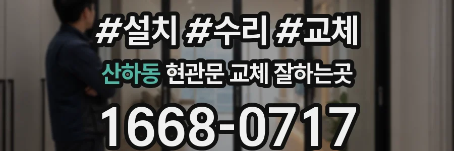 산하동 현관문 교체 잘하는곳