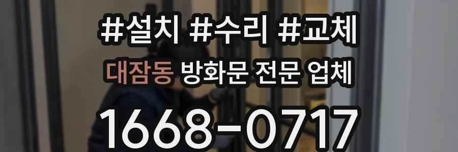 대잠동 방화문 전문 업체