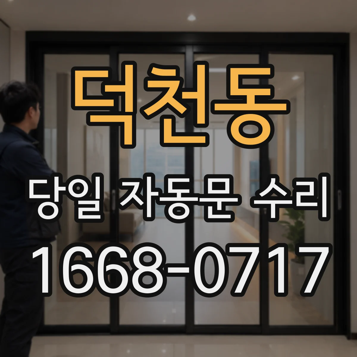 덕천동 당일 자동문 수리