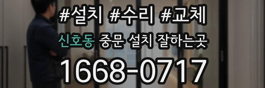 신호동 중문 설치 잘하는곳