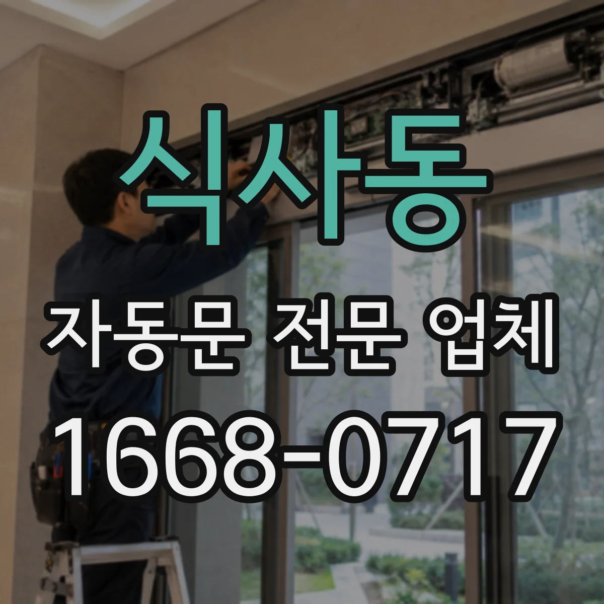 식사동 자동문 전문 업체