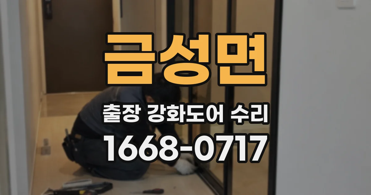 금성면 출장 강화도어 수리