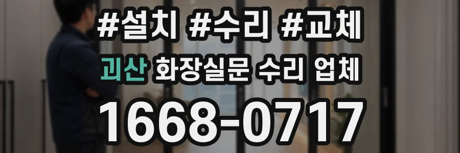 괴산 화장실문 수리 업체
