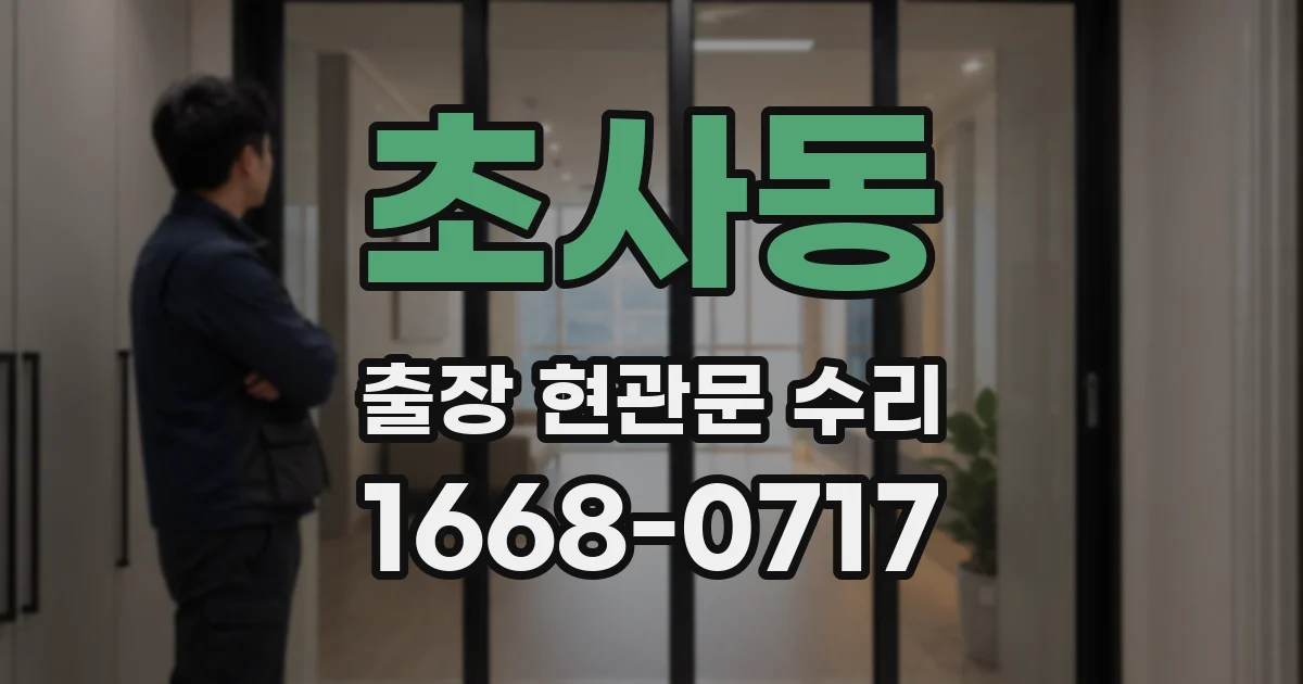 초사동 출장 현관문 수리
