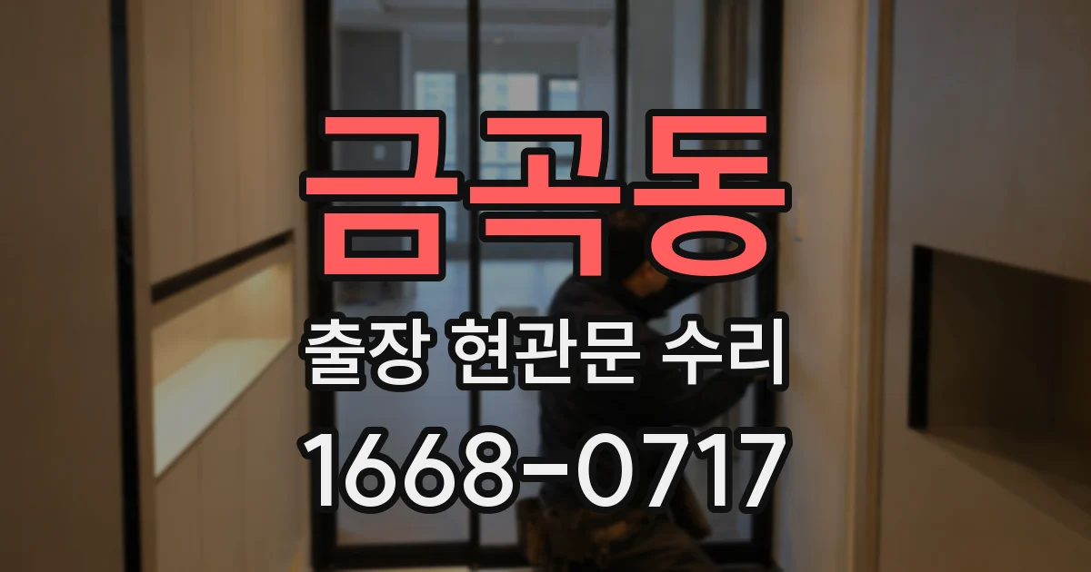 금곡동 출장 현관문 수리