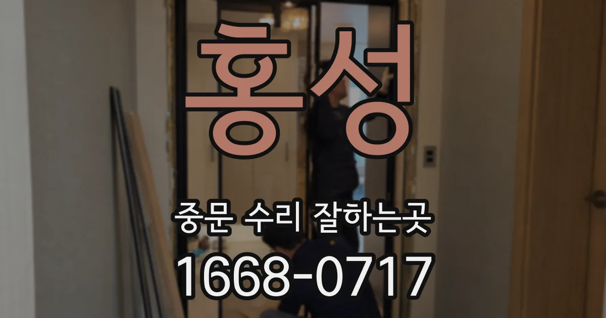 홍성 중문 수리 잘하는곳