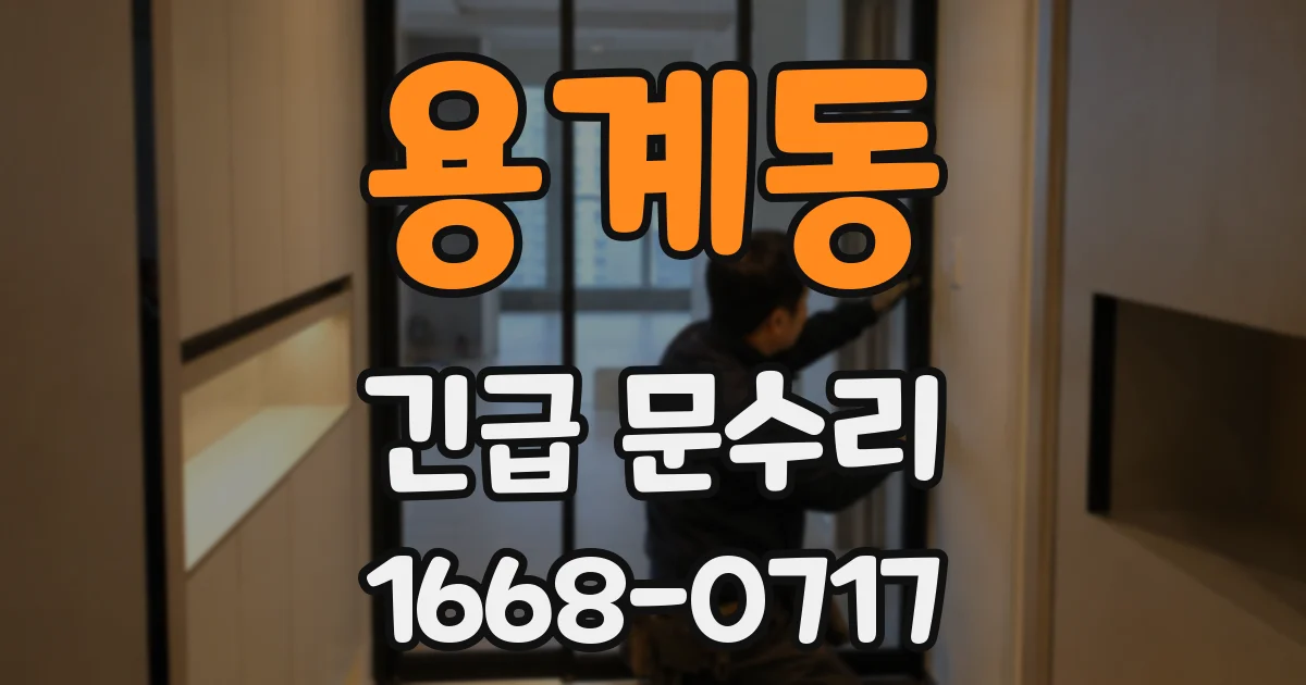 용계동 긴급 문수리