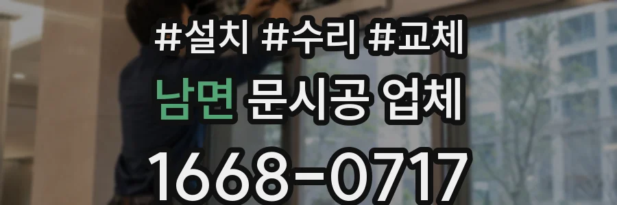 남면 문시공 업체