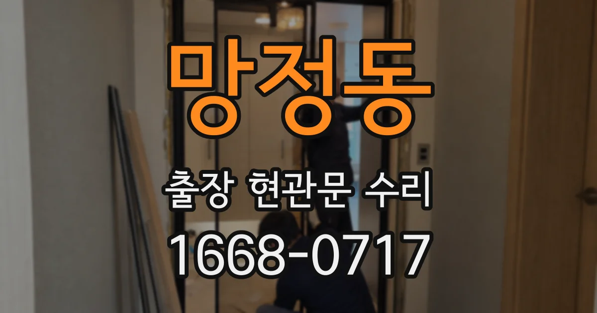 망정동 출장 현관문 수리