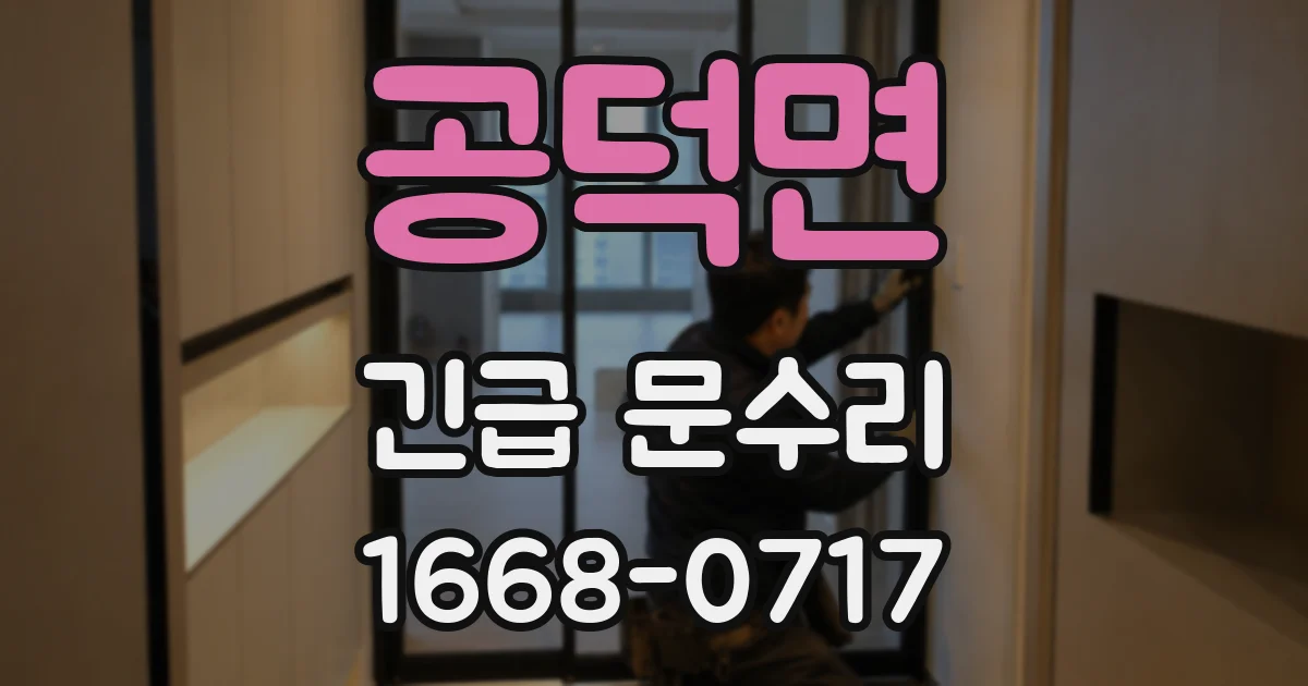 공덕면 긴급 문수리
