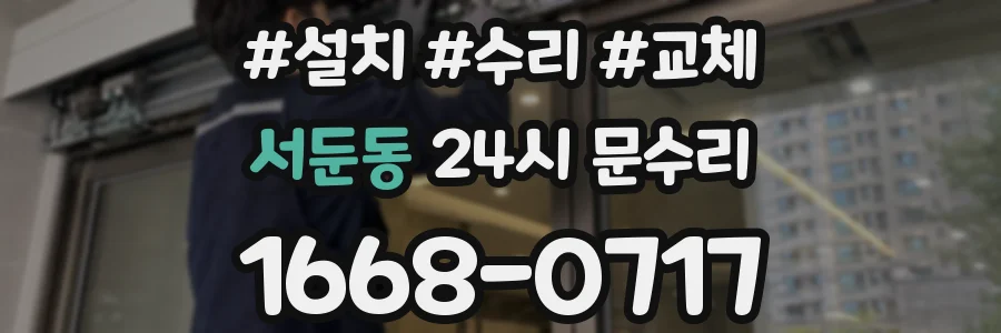 서둔동 24시 문수리