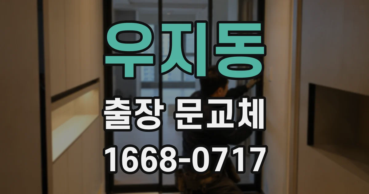우지동 출장 문교체