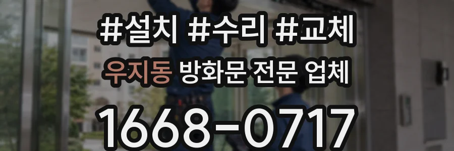 우지동 방화문 전문 업체