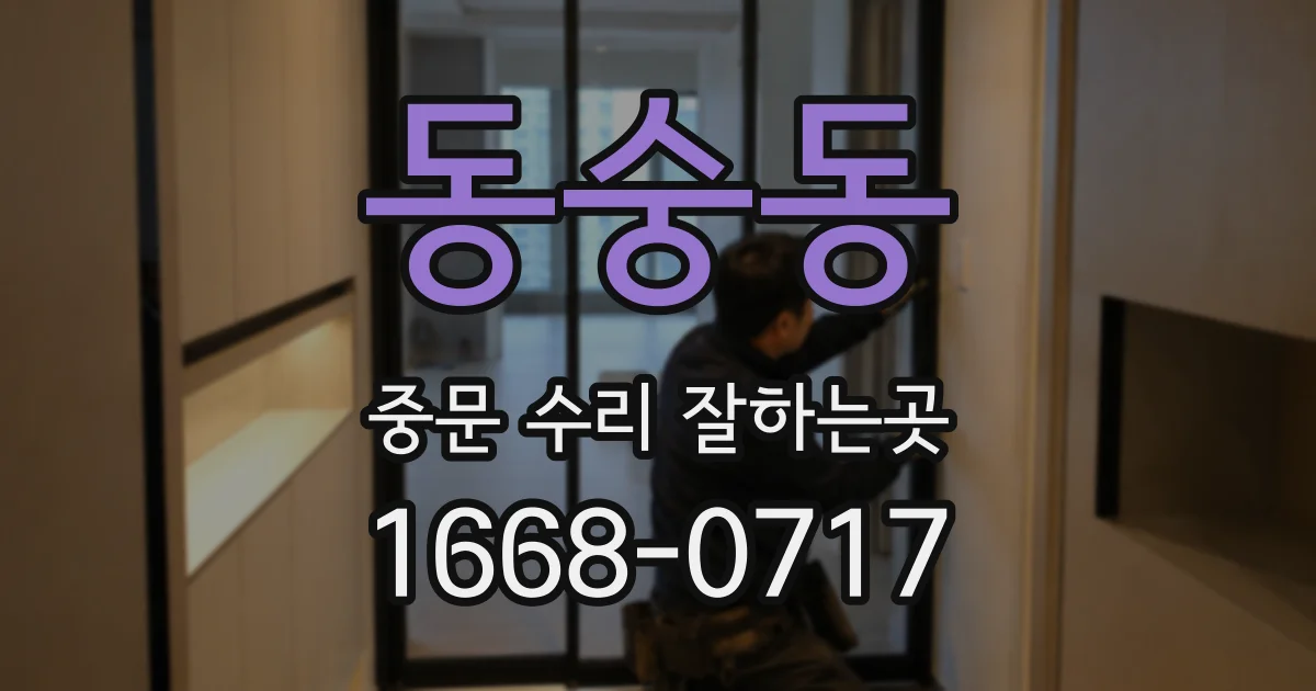 동숭동 중문 수리 잘하는곳