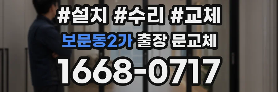 보문동2가 출장 문교체