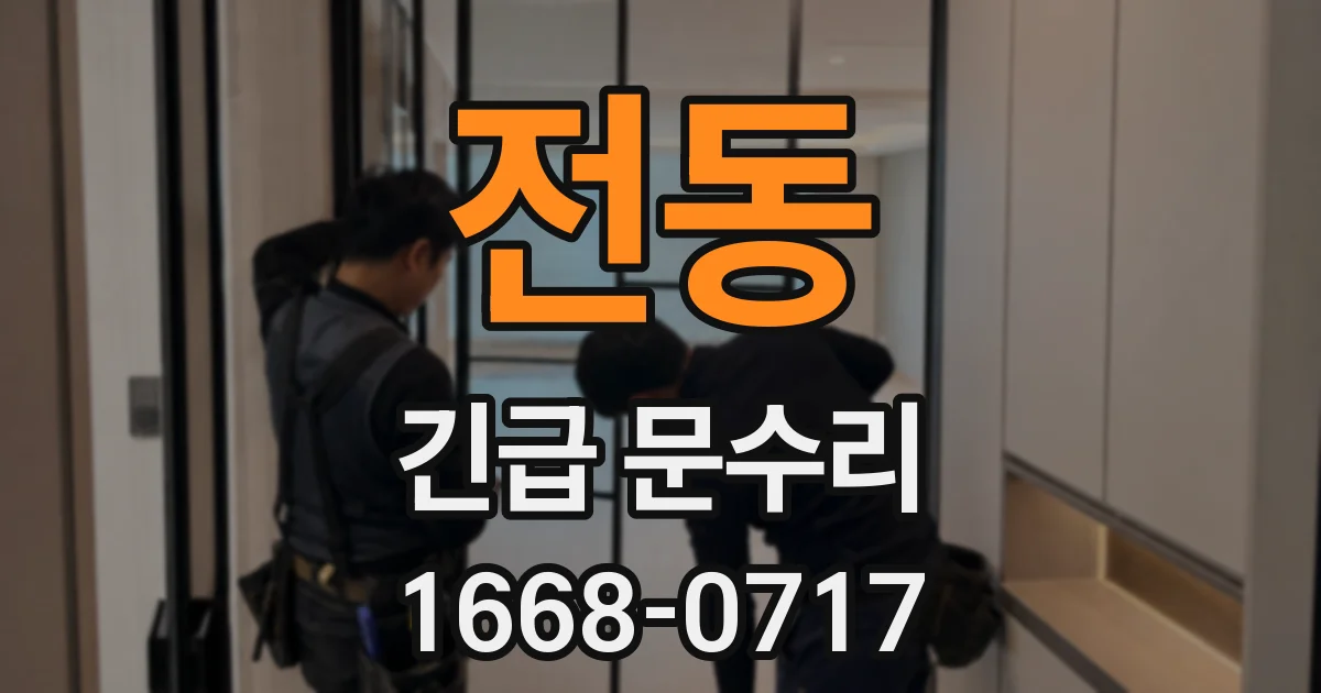 전동 긴급 문수리