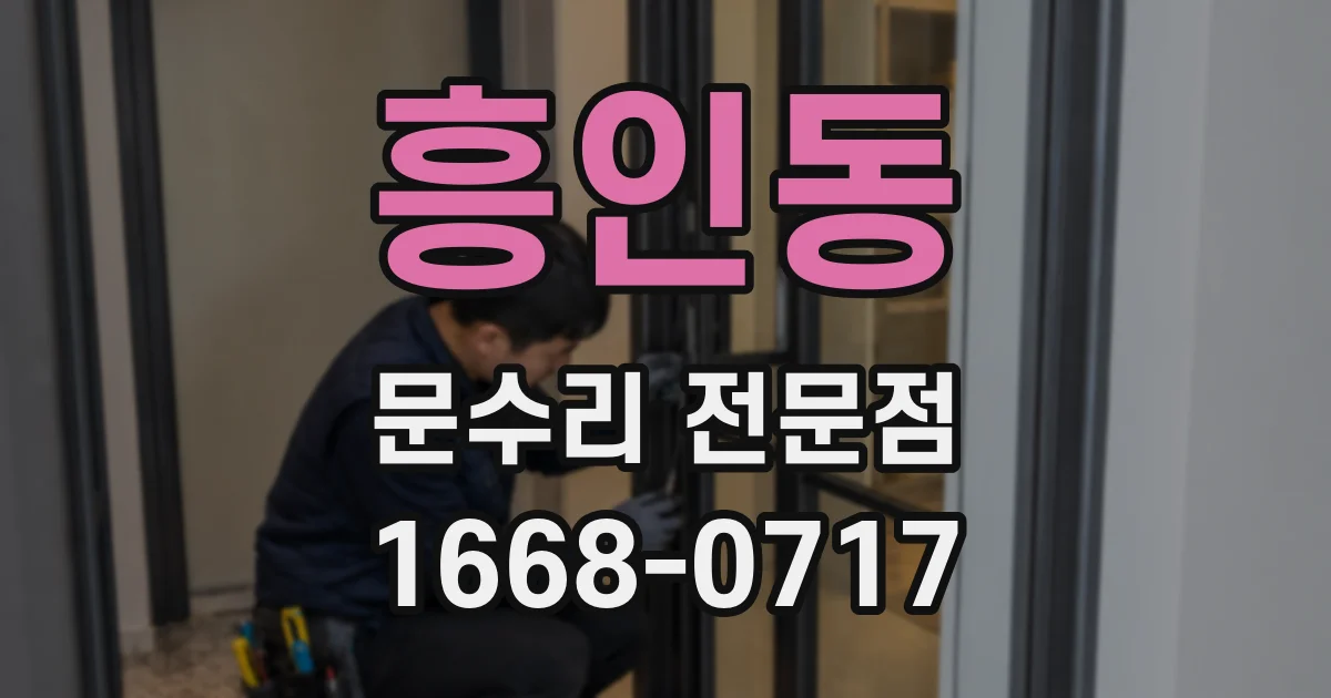 흥인동 문수리 전문점
