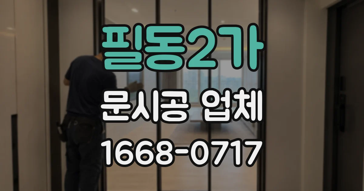 필동2가 문시공 업체