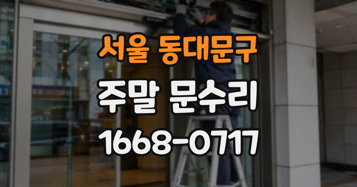 서울 동대문구 주말 문수리
