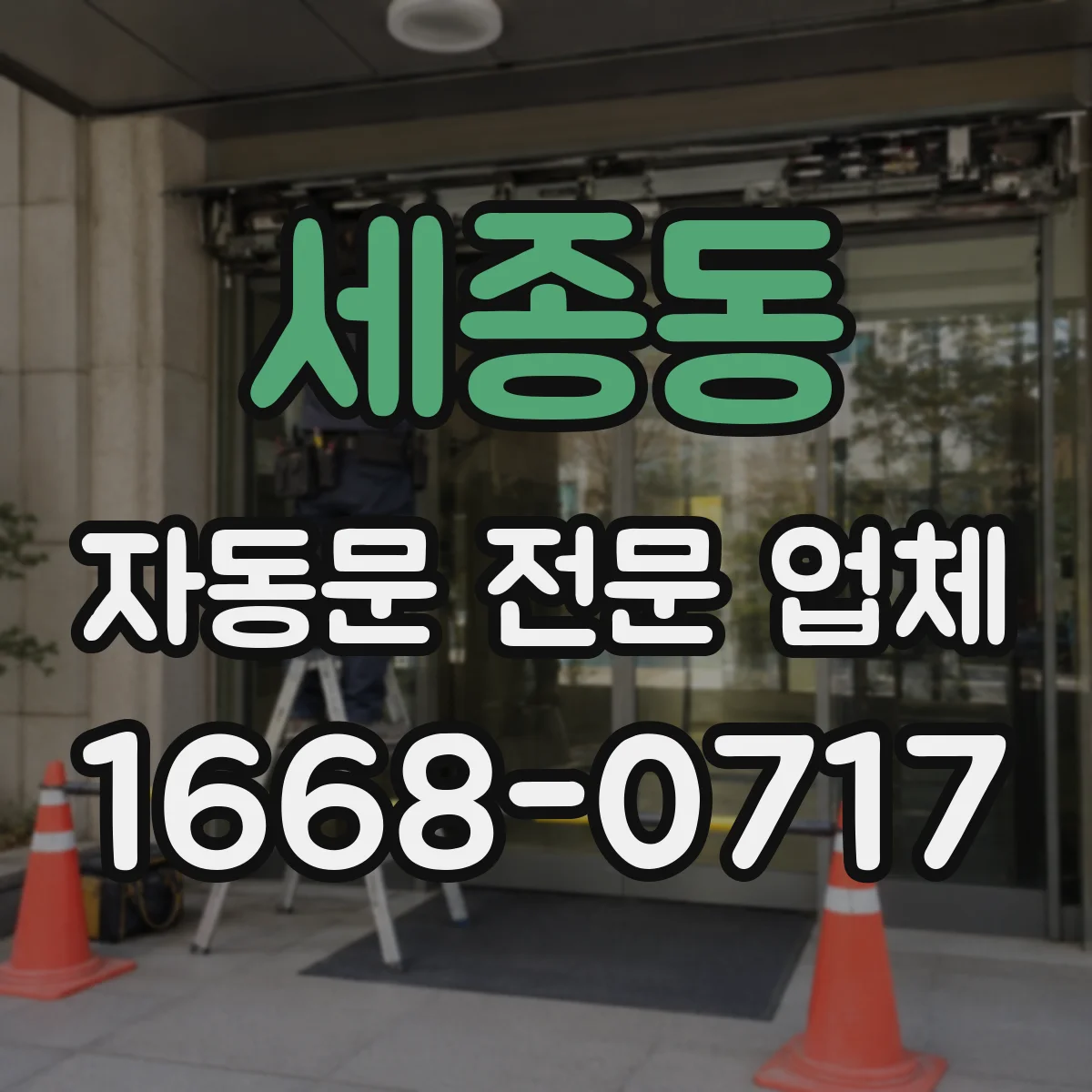 세종동 자동문 전문 업체