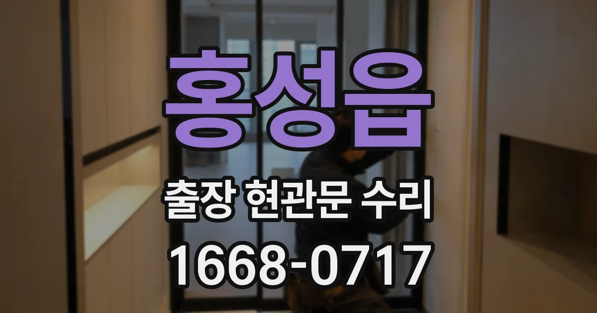 홍성읍 출장 현관문 수리