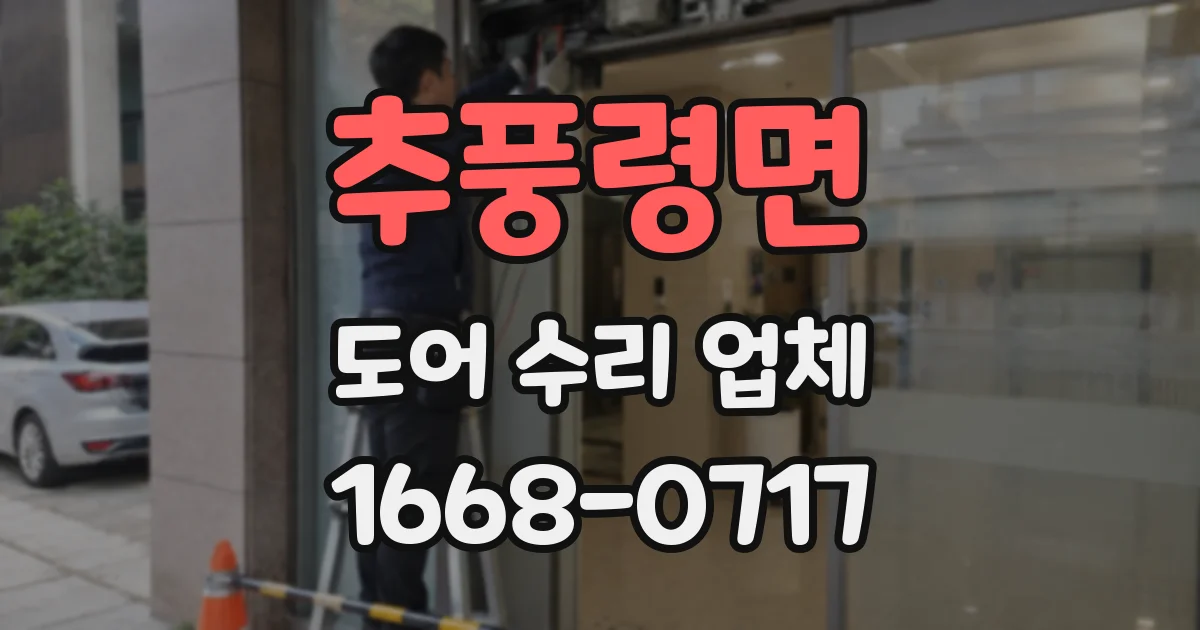 추풍령면 도어 수리 업체