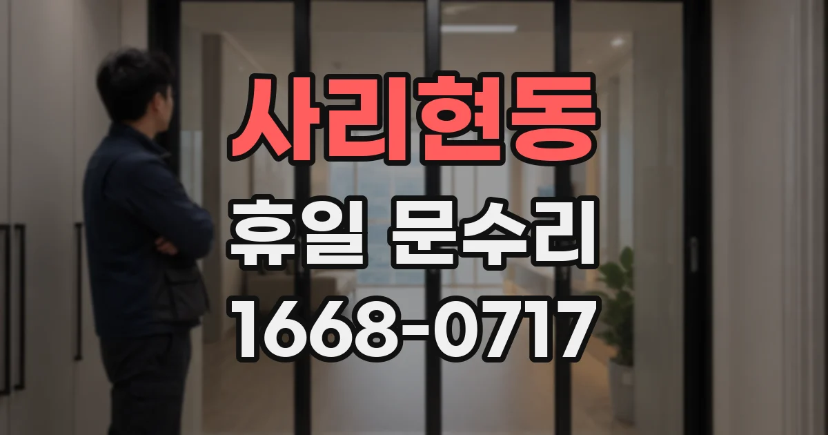 사리현동 휴일 문수리