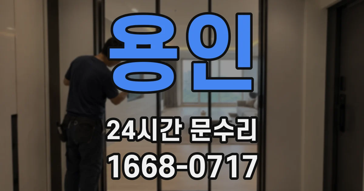용인 24시간 문수리