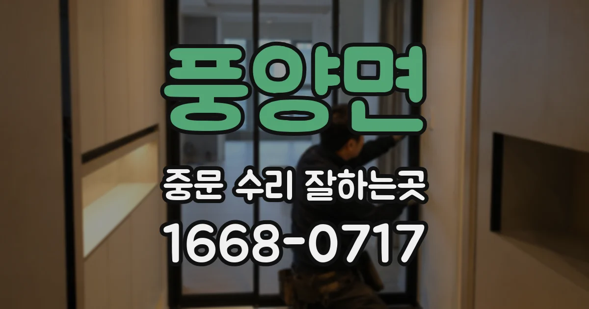 풍양면 중문 수리 잘하는곳