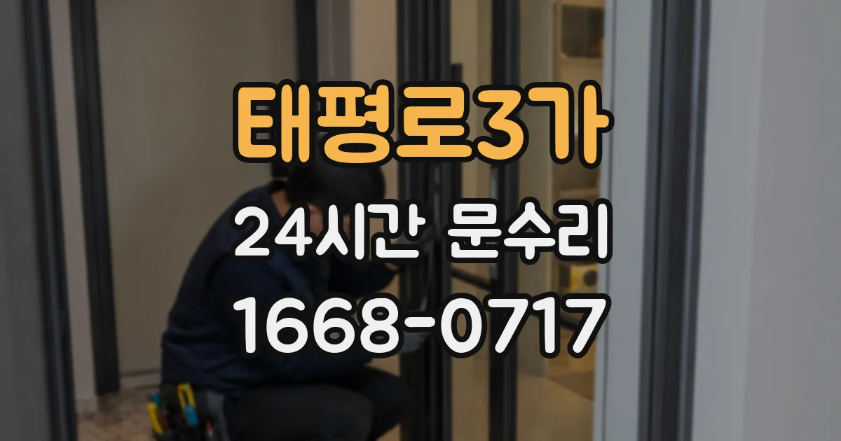 태평로3가 24시간 문수리