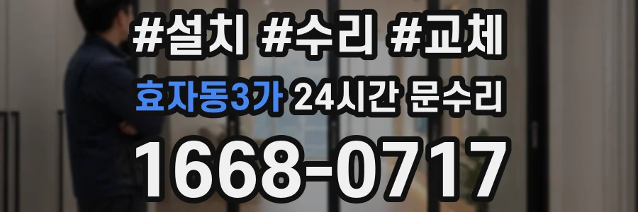 효자동3가 24시간 문수리