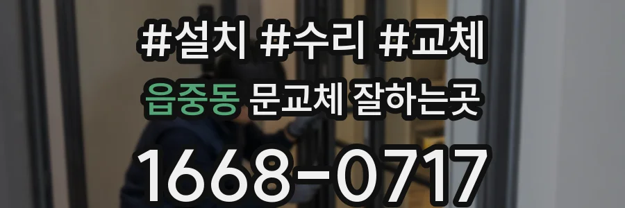 읍중동 문교체 잘하는곳