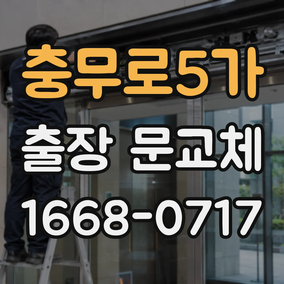 충무로5가 출장 문교체