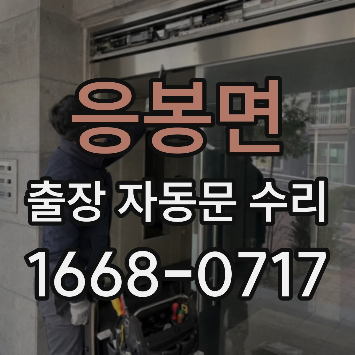 응봉면 출장 자동문 수리
