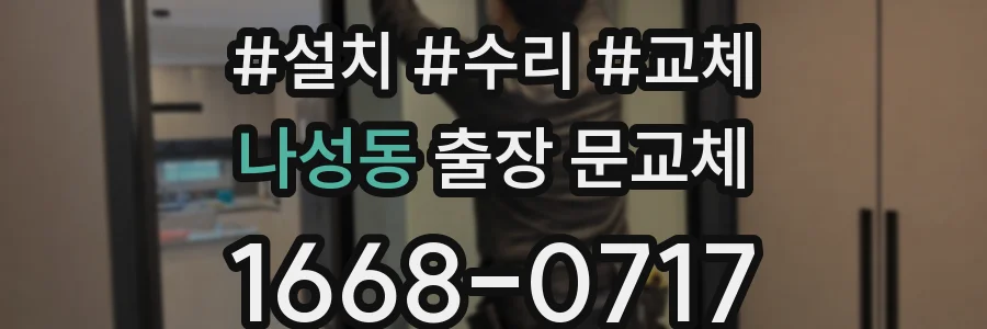 나성동 출장 문교체