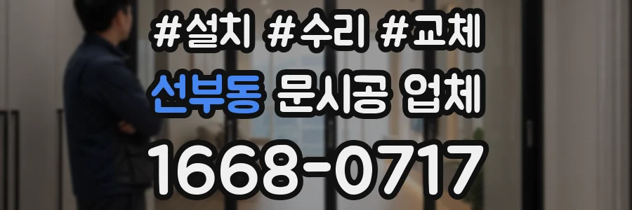 선부동 문시공 업체