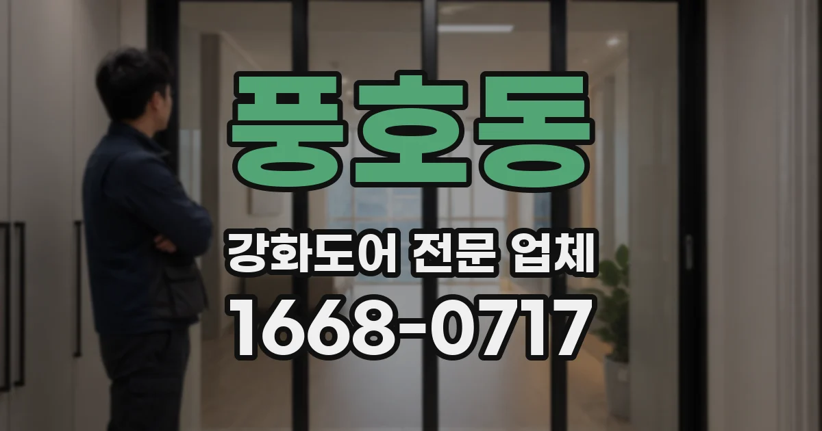 풍호동 강화도어 전문 업체