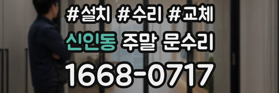 신인동 주말 문수리