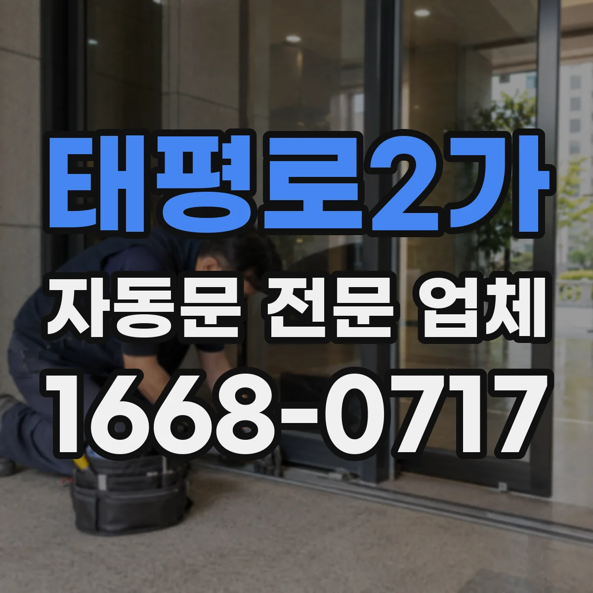 태평로2가 자동문 전문 업체