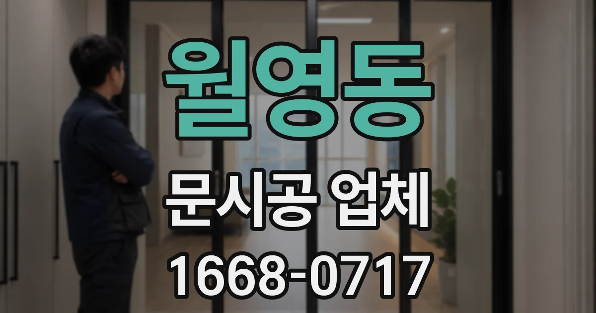 월영동 문시공 업체