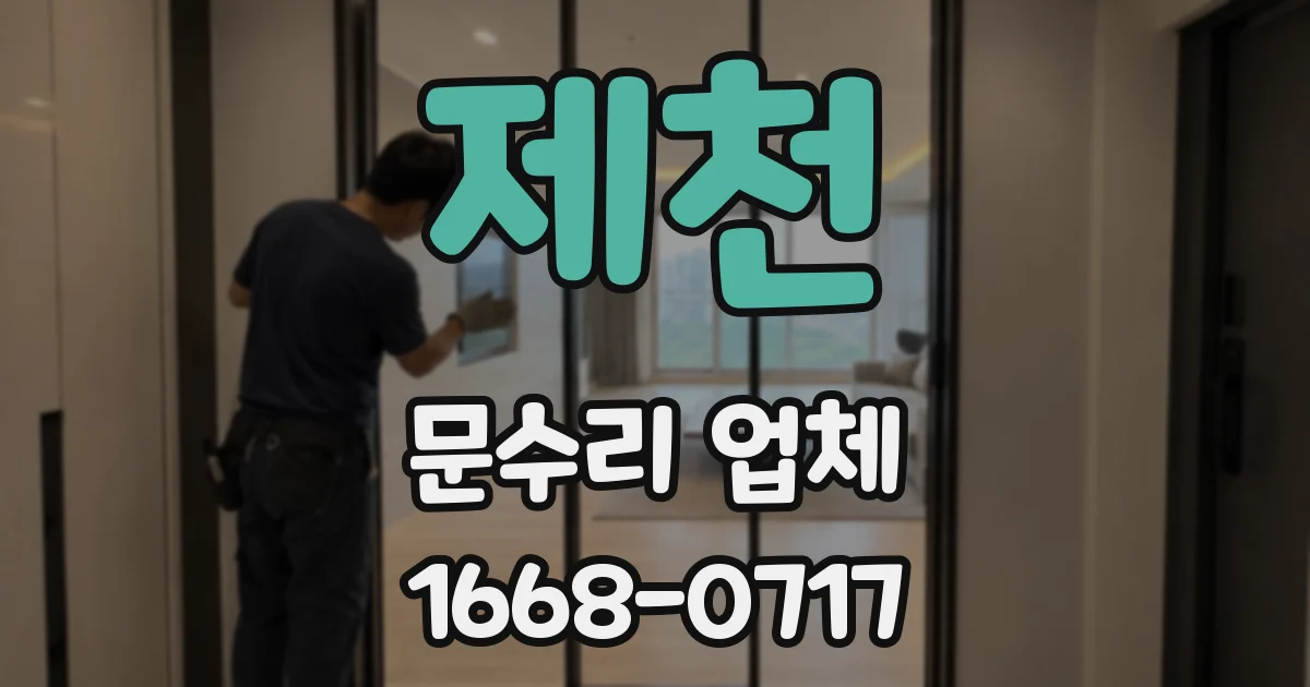 제천 문수리 업체