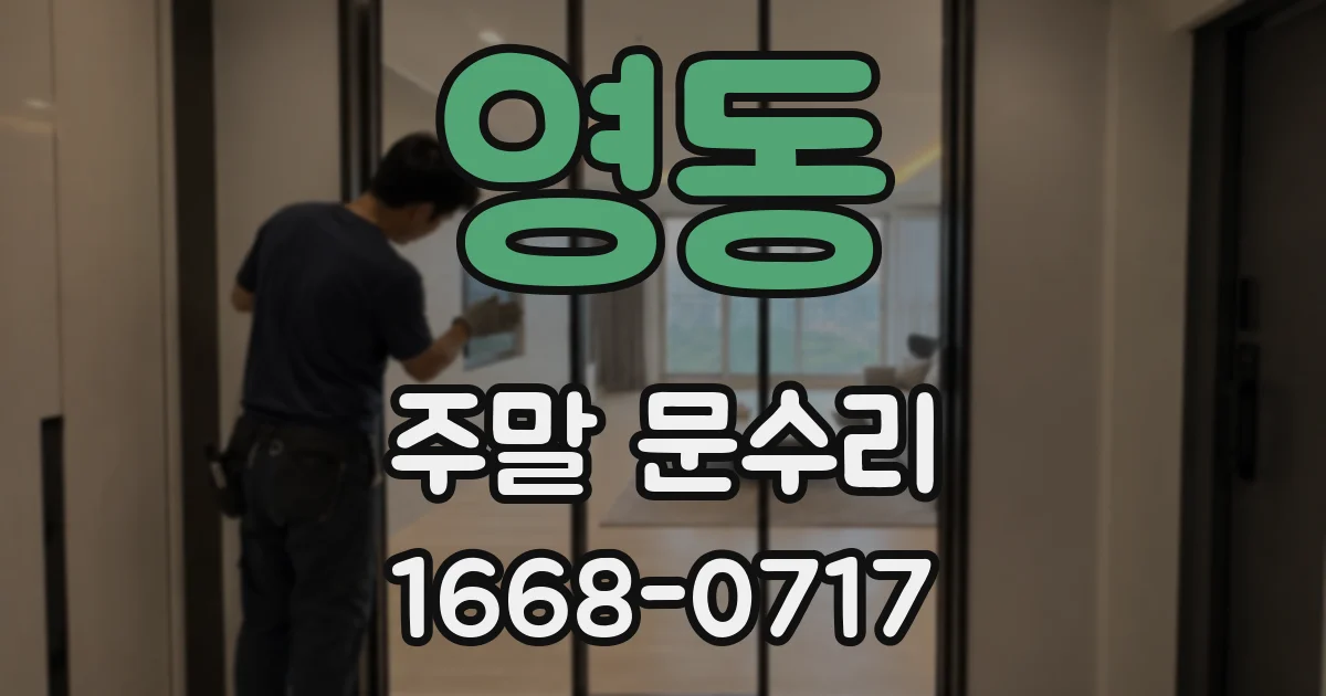 영동 주말 문수리