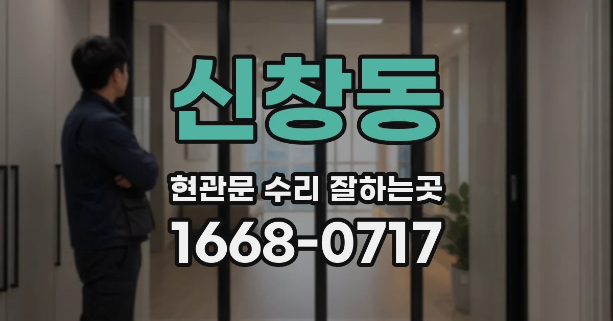 신창동 현관문 수리 잘하는곳
